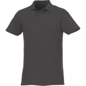 Elevate Mens Helios Short Sleeve Polo Shirt (L) (Storm Grey)