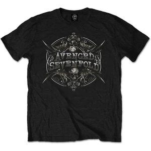 Avenged Sevenfold - Reflections Unisex Small T-Shirt - Black