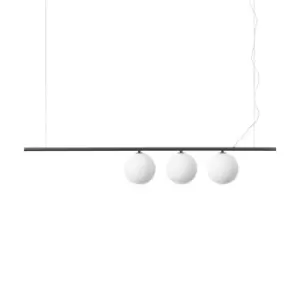 PERLINE 3 Light Bar Pendant Ceiling Light Black