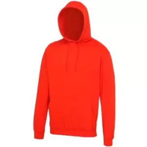 Awdis Unisex College Hooded Sweatshirt / Hoodie (3XL) (Sunset Orange)