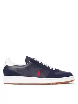 Polo Ralph Lauren Polo Court Trainers, Navy, Size 8, Men