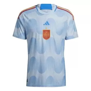 adidas Spain Authentic Away Shirt 2022 2023 Adults - Blue