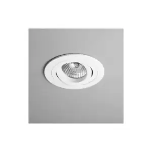 Astro Taro - 1 Light Round Adjustable Recessed Ceiling Downlight White, GU10