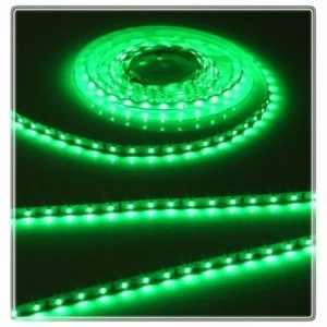 KnightsBridge Green 12V LED IP20 Flexible Indoor Internal Rope Lighting Strip - 5 Meter