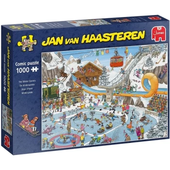 Jumbo Jan Van Haasteren The Winter Games Jigsaw Puzzle - 1000 Pieces