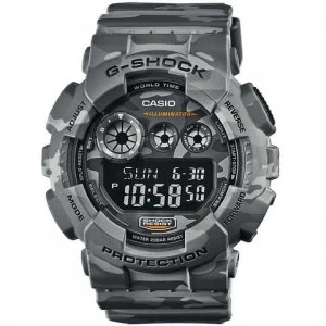 Casio G-SHOCK 200M Water Resistance Watch GD-120CM-8 - Grey Camouflage