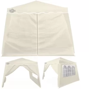 Pop Up Gazebo Capri Beige 3x3m incl. 4 Side Panels