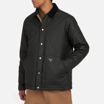 Barbour Beacon Mens Coach Wax Jacket - Black - S