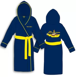 The Beatles - Yellow Submarine Unisex Bathrobe - Blue