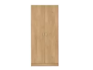 Seconique Bellingham Oak 2 Door Double Wardrobe