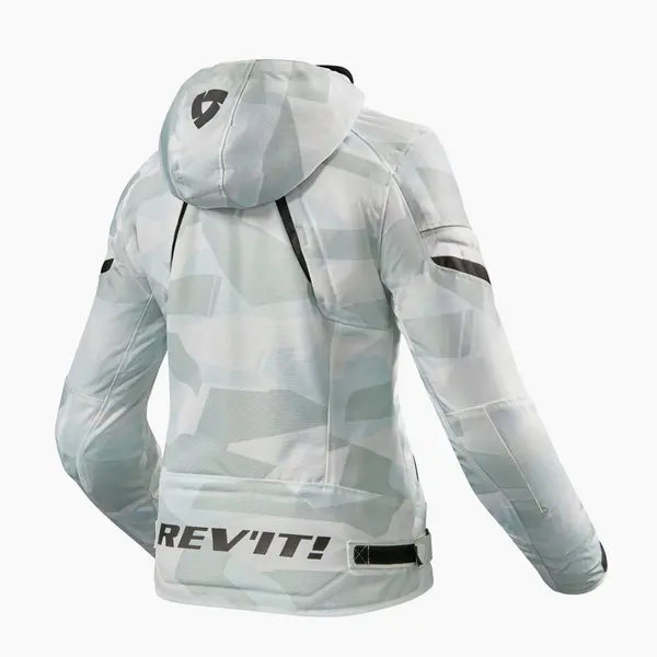 REV'IT! Flare 2 Jacket Lady Camo Gray White Size 38