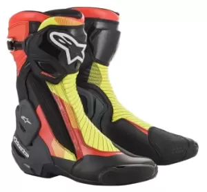 Alpinestars SMX Plus V2 Black Red Fluo Yellow Fluo Gray 42