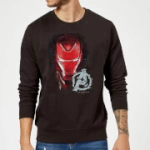 Avengers Endgame Iron Man Brushed Sweatshirt - Black - S