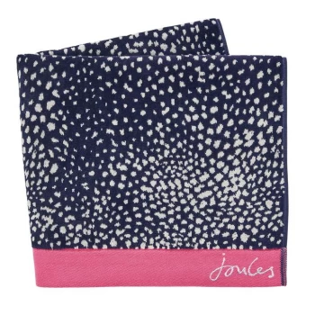 Joules Spot Towel - Navy