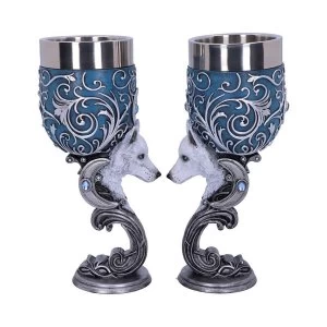 Wild at Heart (Set of 2) Wolf Goblets