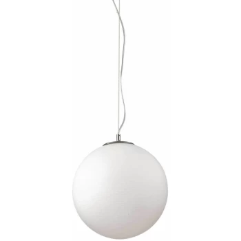 Ideal Lux Lighting - Ideal Lux Mapa - 1 Light Globe Ceiling Pendant White