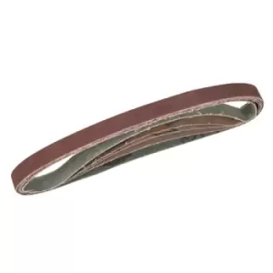 Silverline Sanding Belts 13 x 457mm 5pce - 40, 60, 2 x 80, 120G