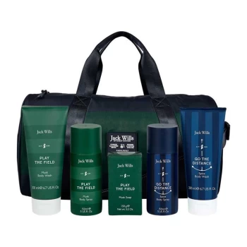 Jack Wills Gym Bag Gift Set - Navy