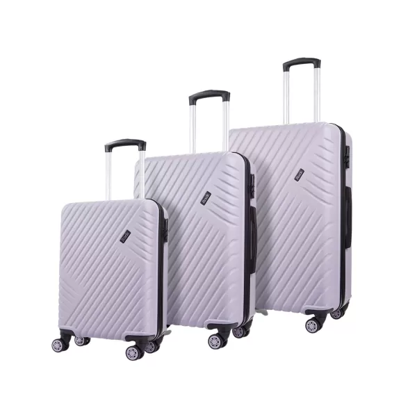 Rock Luggage Santiago EA67701 Purple Suitcase 3Pcs Set