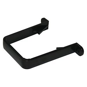 FloPlast RCS1B Square Line Downpipe Pipe Clip - Black 68mm