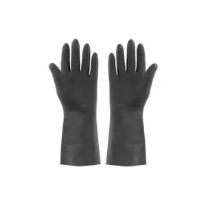 Elliott Medium Extra Tough Rubber Gloves, Black