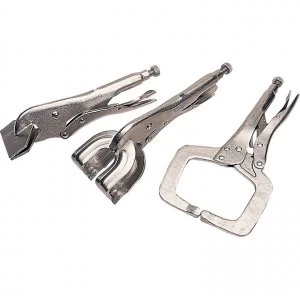 Draper 3 Piece Self Grip Sheet Metal and Welding Clamp Set