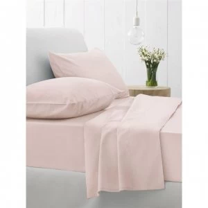 Sheridan 500tc cotton sateen flat sheet - Pink