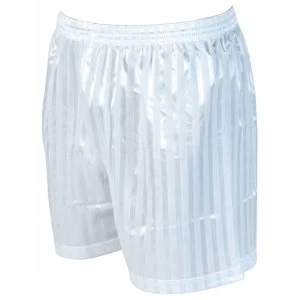 Precision Striped Continental Football Shorts 30-32" White