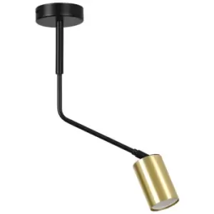 Emibig Verno Black Slim Pendant Ceiling Light 1x GU10