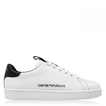 Emporio Armani Leather Cupsole Trainers White Size 5 Women