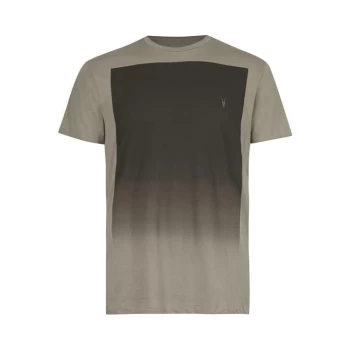 AllSaints Lobke Gradient Short Sleeve Crew - PAVILLION GREY