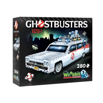 Wrebbit 3D Ghostbusters: ECTO-1 Jigsaw Puzzle - 280 Pieces