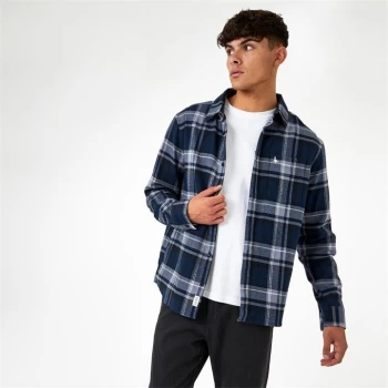 Jack Wills Flannel Check Shirt - Navy Check