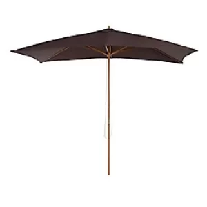 Outsunny Patio Umbrella 01-0580 Polyester, Wood Coffee