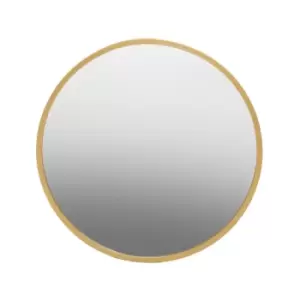 Interiors By Ph Matte Gold Finish Wall Mirror