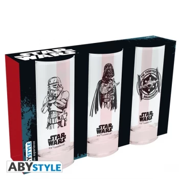 Star Wars - Dark Side Glasses (Set of 3)