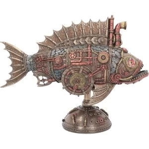 Piston Powered Piranha Steampunk Figurine