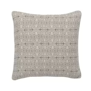 Bedeck of Belfast Rare Earth Neri Cushion 50cm x 50cm, Dark Grey