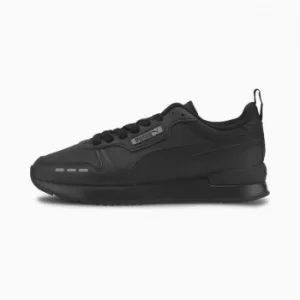 PUMA R78 Youth Trainers, Black/Grey Violet, size 4.5, Shoes