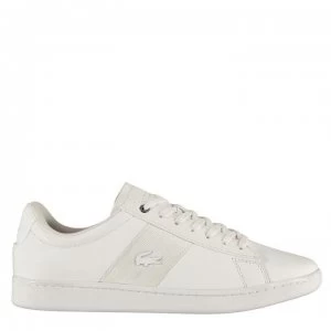 Lacoste Carnaby Mono Trainers - White Mono