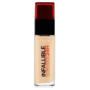 LOreal Paris Infallible Foundation 125 Natural Rose 30ml Nude