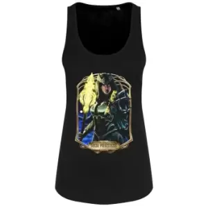 Deadly Tarot Womens/Ladies Obsidian The High Priestess Vest Top (S) (Black)