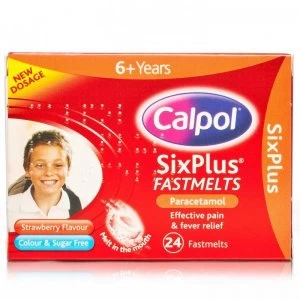 Calpol SixPlus Fastmelts Paracetamol 24 Fastmelts