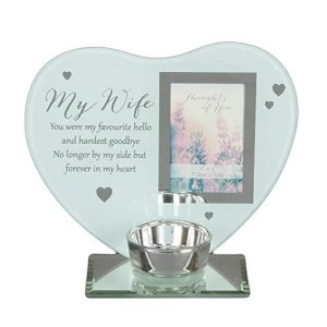 Thoughts of You 'Wife' Heart Tealight Holder