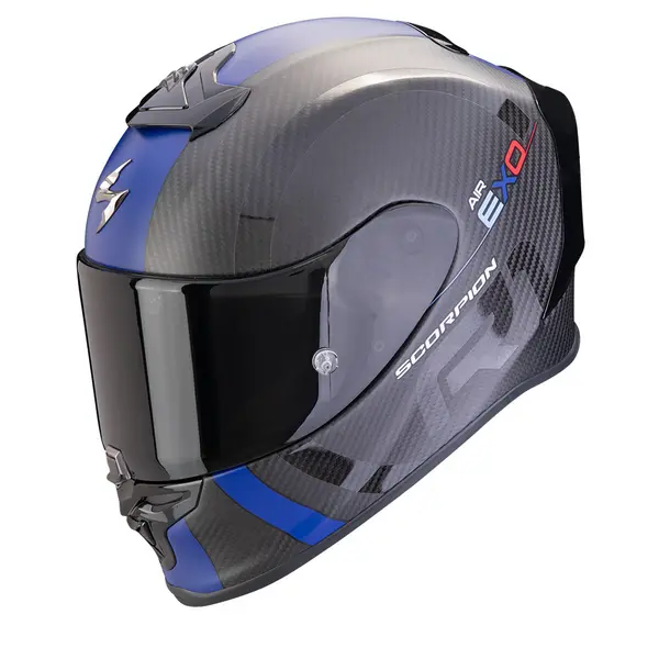 Scorpion EXO-R1 Evo Carbon Air Mg Matt Black-Blue Full Face Helmet 2XL