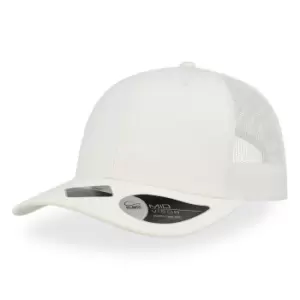 Atlantis Recy Three Recycled 6 Panel Trucker Cap (One Size) (White/White)