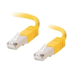 C2G 3m Shielded Cat5E Moulded Patch Cable - Yellow