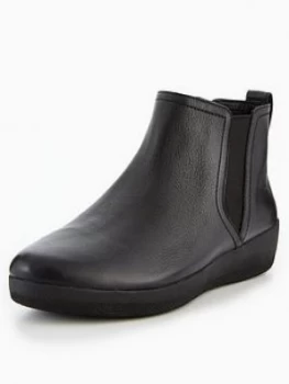 FitFlop Superchelsea Ankle Boot Black Size 3 Women