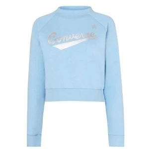 Converse Nova Met Sweater Ladies - Azure Haze