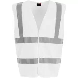 PRO RTX High Visibility Unisex Waistcoat (XL) (White) - White